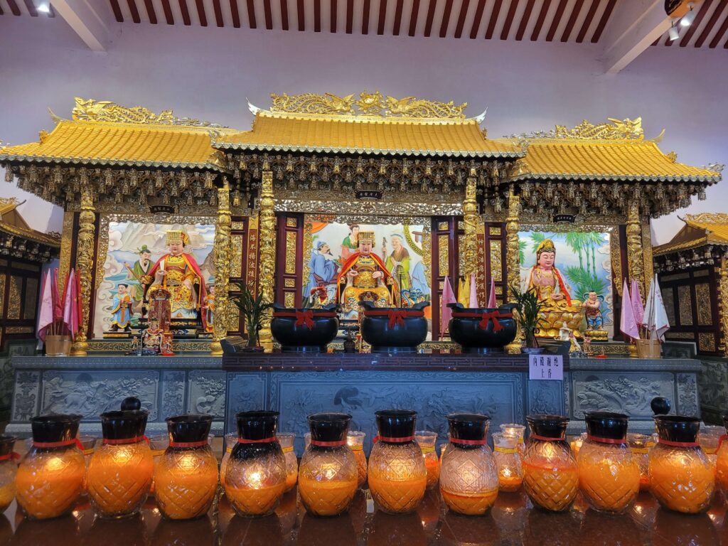 Inside the Thean Hou Temple in Langkawi