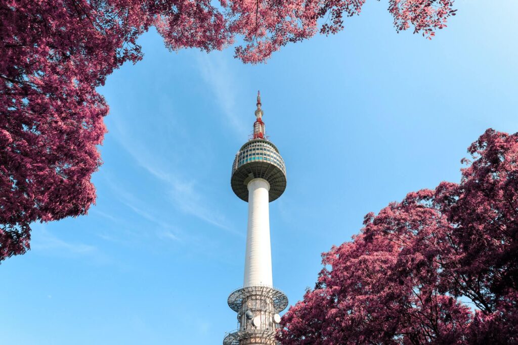 Namsan Seoul Tower in South Korea