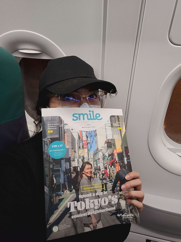 Marez Holding the Smile Magazine